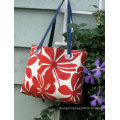 Hot Selling Red Canvas Beach Tote Bag